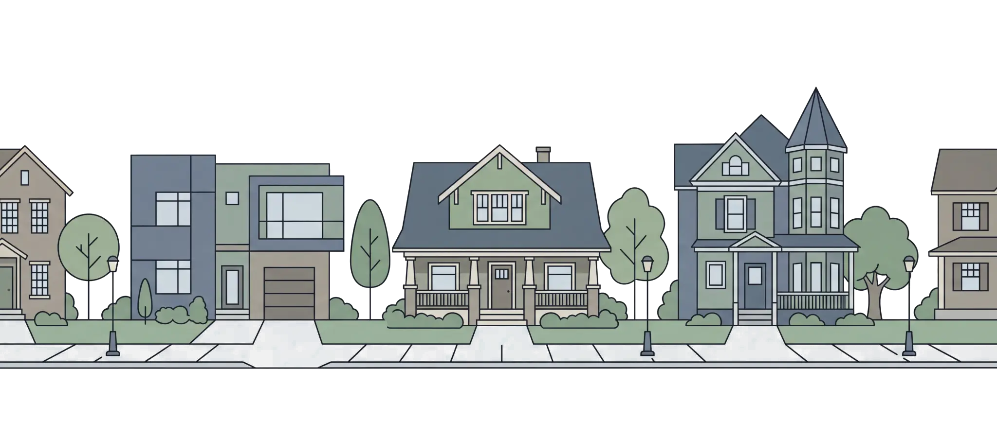 Neighborhood illustration